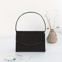 Classic Dark Underarm Purse Women's Handbag