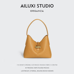 Women's Satchel Bag Solid Handbag Versatile Niche Bag For Work