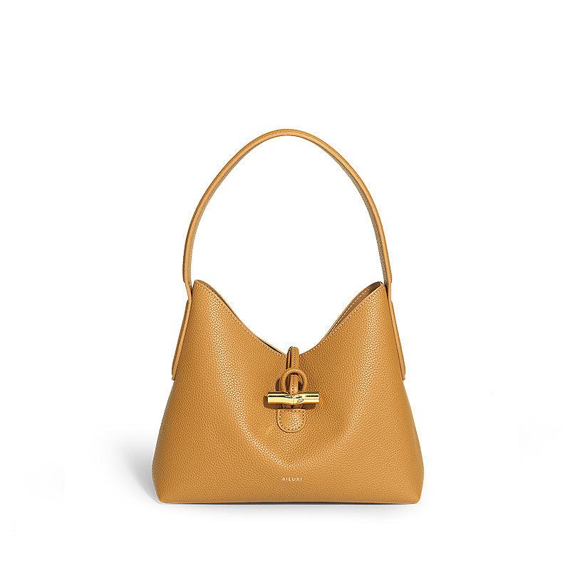 Women's Satchel Bag Solid Handbag Versatile Niche Bag For Work