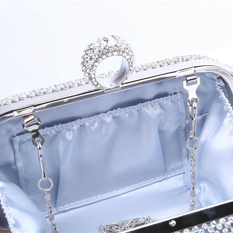 Rhinestone Evening Clutch Bag for Wedding Party