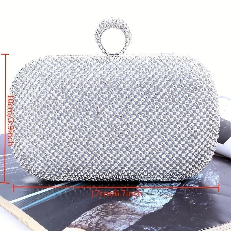 Rhinestone Evening Clutch Bag for Wedding Party