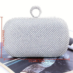 Rhinestone Evening Clutch Bag for Wedding Party