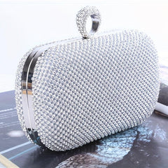 Rhinestone Evening Clutch Bag for Wedding Party