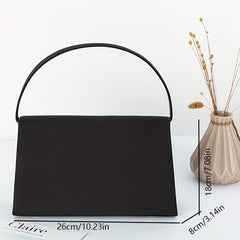 Classic Dark Formal Shoulder Bag Women's Handbag