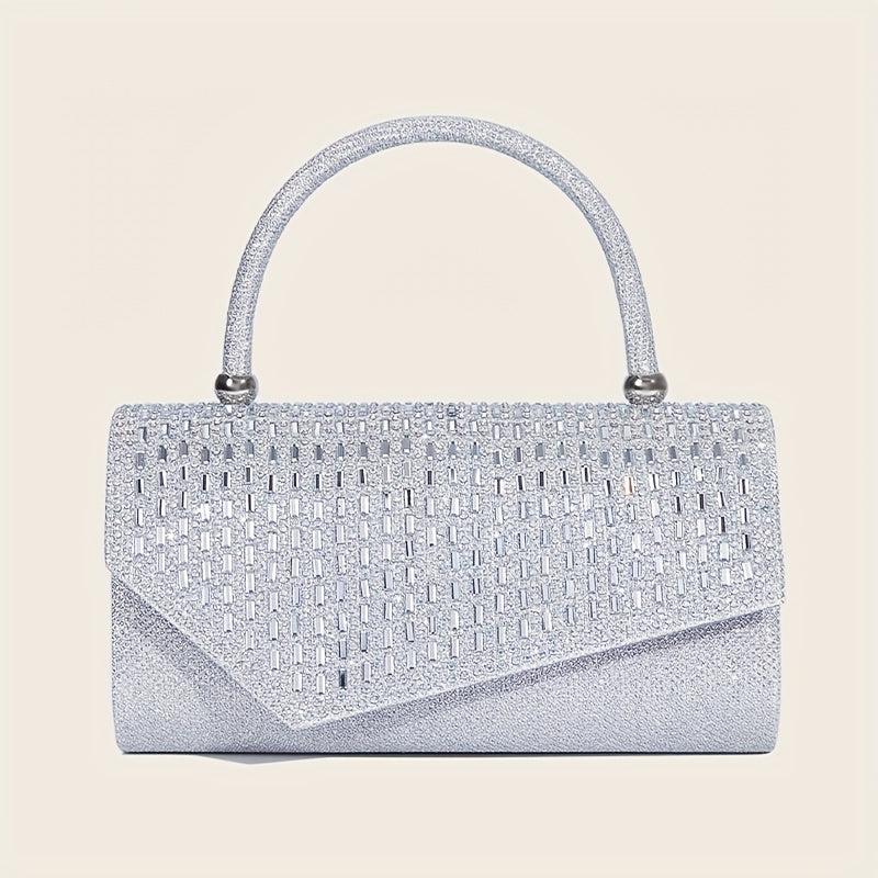 Rhinestone Glitter Evening Clutch Classic Sparking Dinner Purse