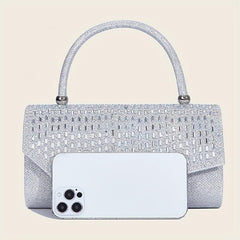 Rhinestone Glitter Evening Clutch Classic Sparking Dinner Purse