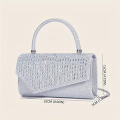 Rhinestone Glitter Evening Clutch Classic Sparking Dinner Purse