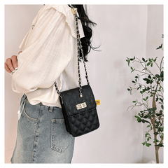 Quilted Phone Bag Crossbody Handbag Shoulder Purse