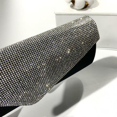 Glitter Rhinestone Dinner Bag Banquet Clutch Purse For Wedding Party