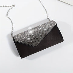 Glitter Rhinestone Dinner Bag Banquet Clutch Purse For Wedding Party