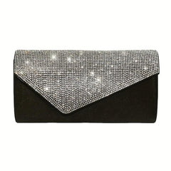 Glitter Rhinestone Dinner Bag Banquet Clutch Purse For Wedding Party