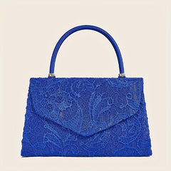 Flower Lace Evening Bag Clutch Purse for Wedding Party