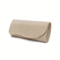 Glitter Buckle Clutch Bag Metal Chain Crossbody Bag