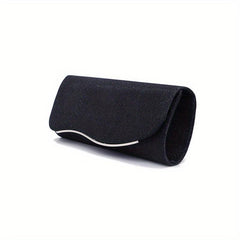 Glitter Buckle Clutch Bag Metal Chain Crossbody Bag