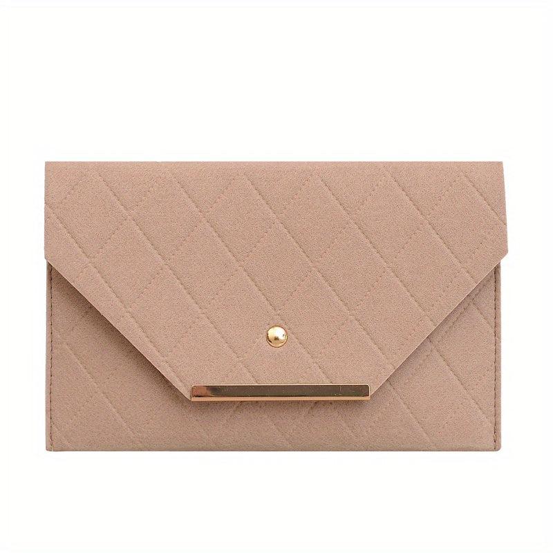 Argyle Embossed Handbag Solid Square Flap Lightweight Handbag