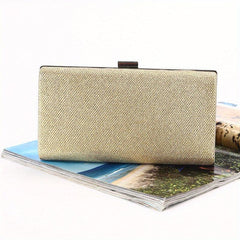 Glitter Box Evening Bag Chain Clutch Purse For Wedding Prom Party