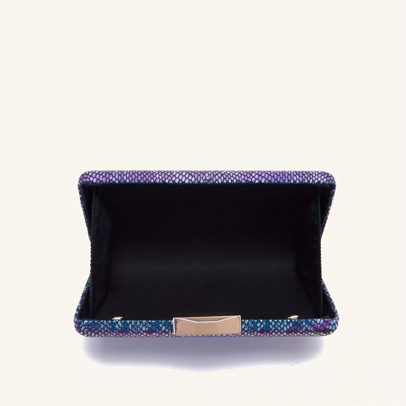 Metal Chain Clutch Elegant Evening Bag