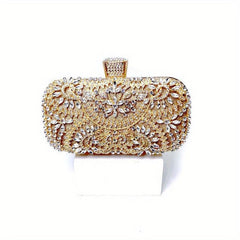 Rhinestone Evening Bag Glitter Dinner Clutch Bag Formal Banquet Purse