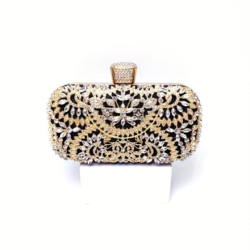 Rhinestone Evening Bag Glitter Dinner Clutch Bag Formal Banquet Purse