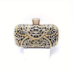 Rhinestone Evening Bag Glitter Dinner Clutch Bag Formal Banquet Purse