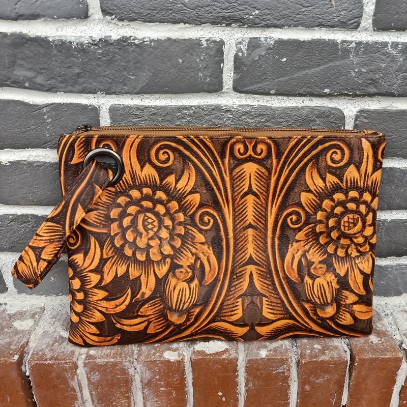 Travel Clutch Bag All Over Pattern Storage Pouch Women's Classic Bag