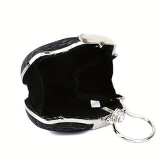 Shell Shaped Evening Bag Rhinestone Decor Dinner Clutch Formal Banquet Handbag