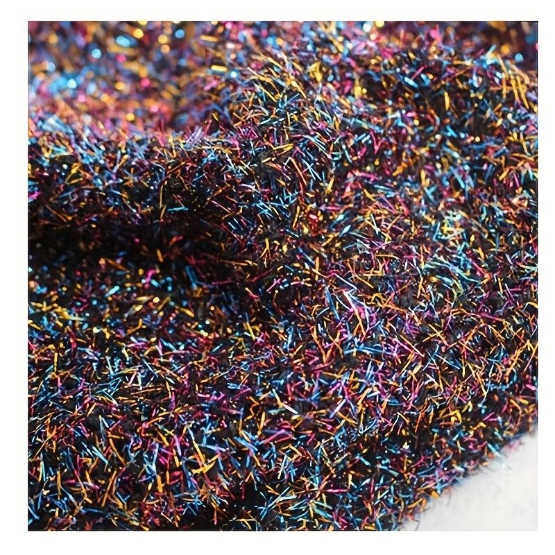 Glitter Knitted Evening Bag Tote Handbags Women's Clutch Purse