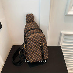 Vintage Pattern Sling Bag Crossbody Chest Purse