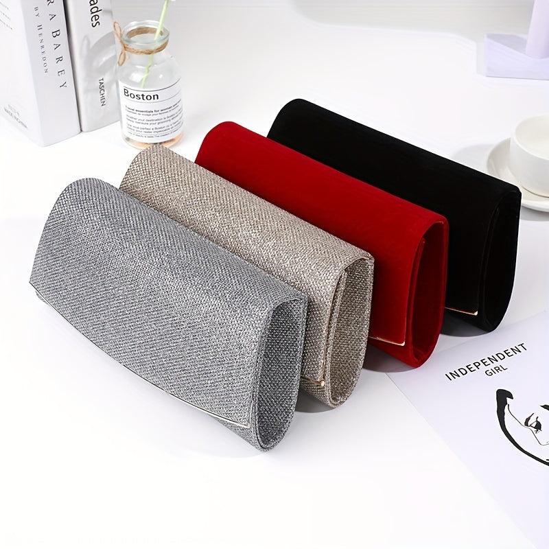 Sequined Evening Bag Glitter Clutch Purse For Women Wedding Prom Handbag