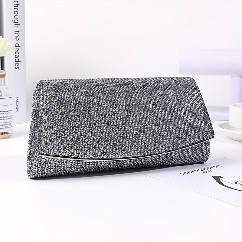 Sequined Evening Bag Glitter Clutch Purse For Women Wedding Prom Handbag