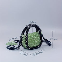 Stylish Mini Beaded Crossbody Bag for Women