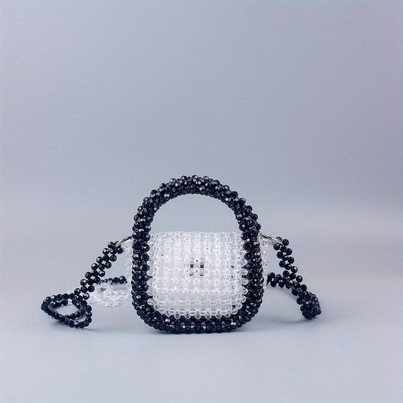 Stylish Mini Beaded Crossbody Bag for Women