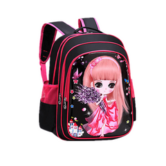 Princess Series Student Backpack Burden Reduction Double Shoulder Bag