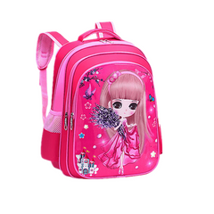 Princess Series Student Backpack Burden Reduction Double Shoulder Bag