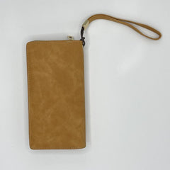 Vintage Solid Long Wallet Clutch Coin Purse Women's Credit Card Holder