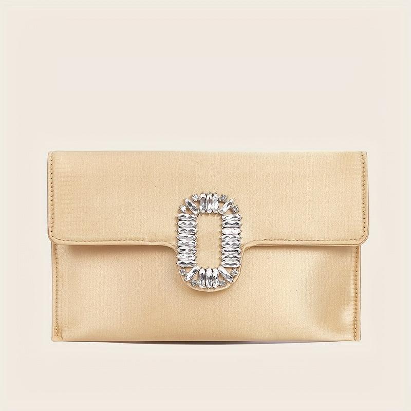 Rhinestone Decor Evening Bag Clutch Purse For Women