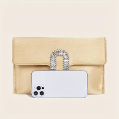 Rhinestone Decor Evening Bag Clutch Purse For Women