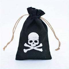 Mini Cartoon Halloween Pattern Pouch Drawstring Candy Bag