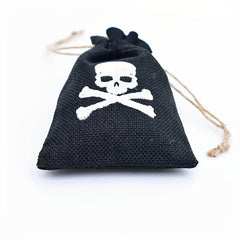 Mini Cartoon Halloween Pattern Pouch Drawstring Candy Bag