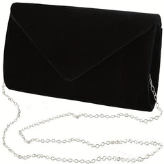 Velvet Envelope Clutch Evening Dinner Purse Formal Banquet Handbag