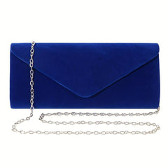 Velvet Envelope Clutch Evening Dinner Purse Formal Banquet Handbag