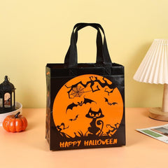 4 Pcs Halloween Pattern Storage Handbags Lightweight Candy Storage Bags