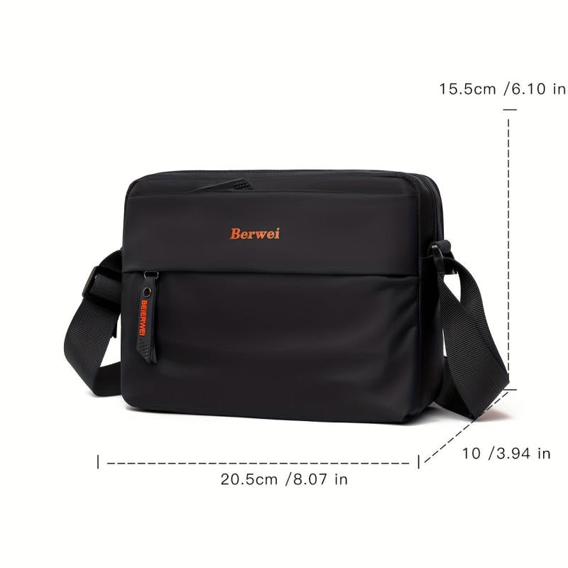 Men's Casual Waterproof Messenger Bag Small Crossbody Bag