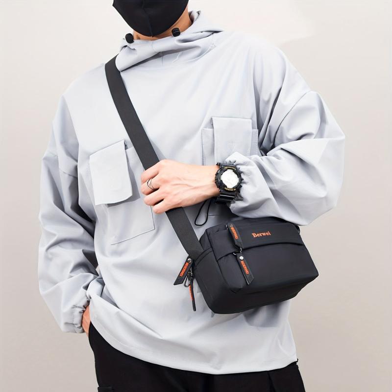 Men's Casual Waterproof Messenger Bag Small Crossbody Bag