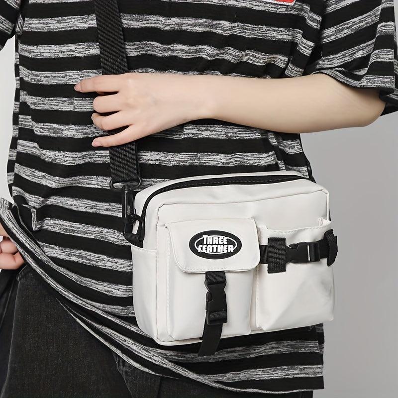Casual Nylon Men's Cross Body Sling Bag Messenger Mobile Phone Bag