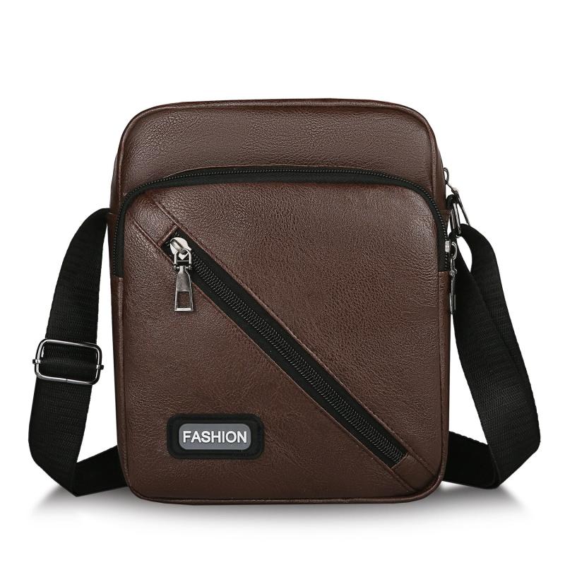 Men's PU Leather Crossbody Bag