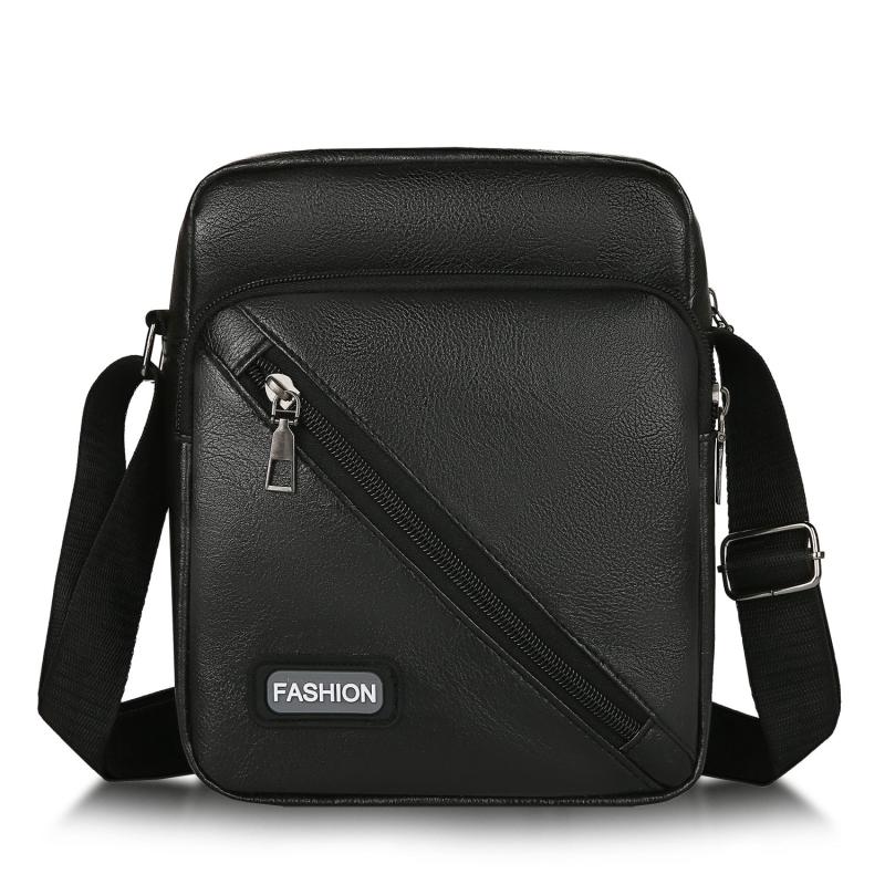 Men's PU Leather Crossbody Bag