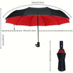 Windproof Double Layer Umbrella Automatic Rain Strong Business Large