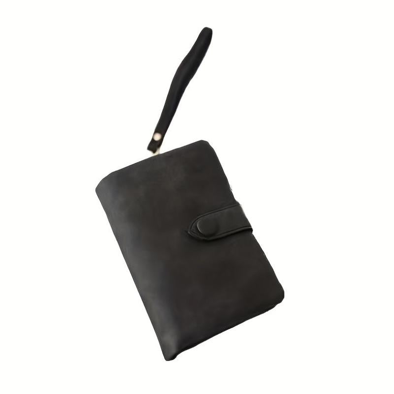 Vintage Short Wallet Coin Purse Card Holder with Wristlet