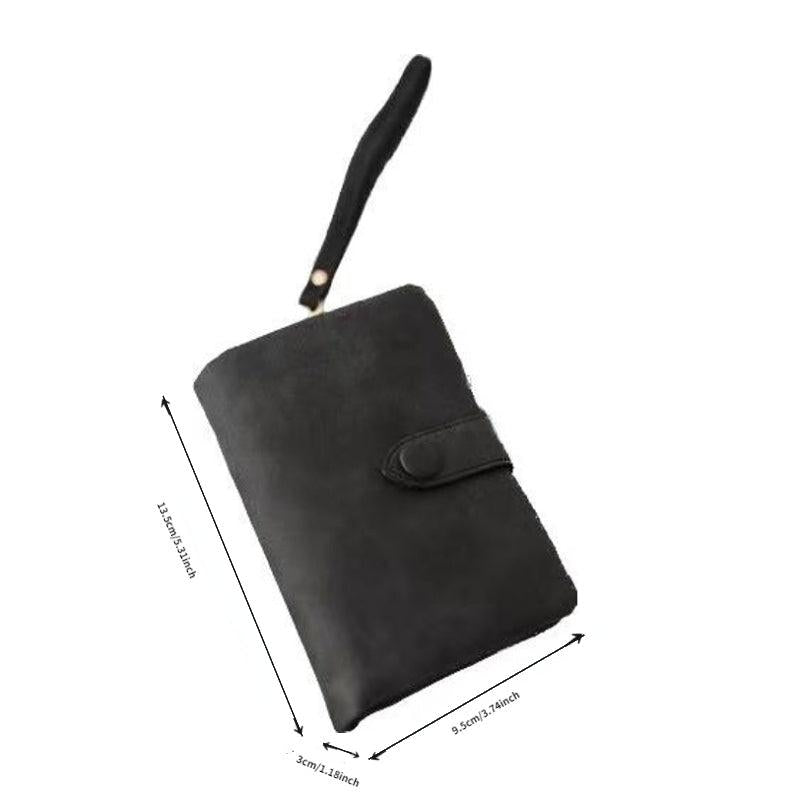 Vintage Short Wallet Coin Purse Card Holder with Wristlet